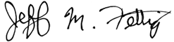 Jeff M. Fettig signature